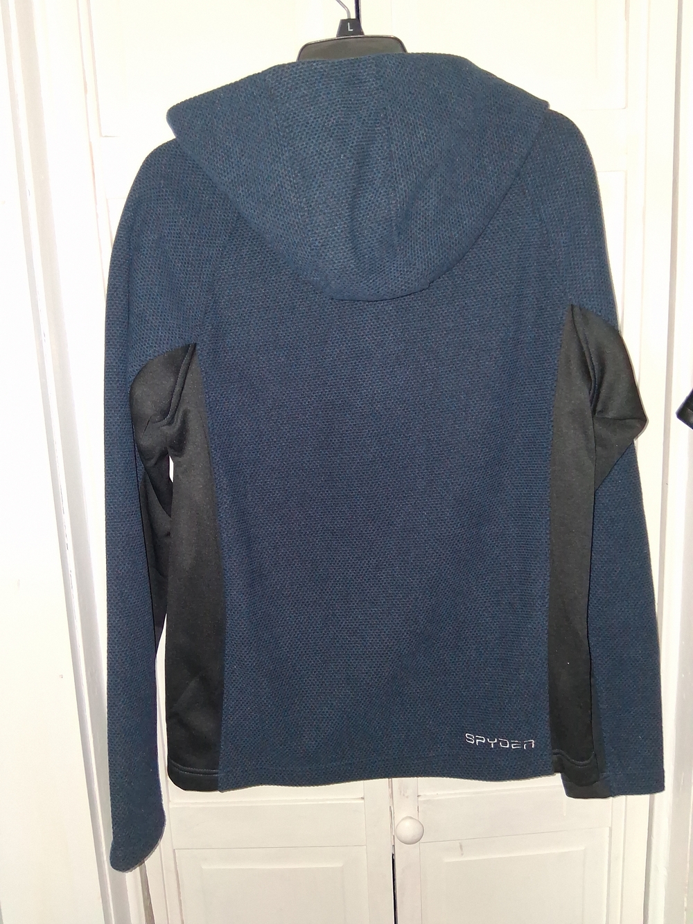 Spyder Men's Navy Half-Zip Hooded Sweater - Picture 10 of 13